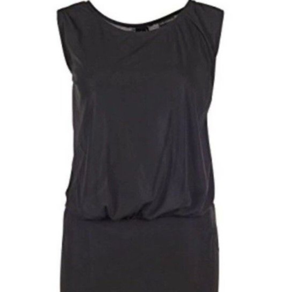 Coco + Carmen Women's Mini Dress Size S/M Black Tunic Dress Sleeveless Summer
